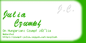 julia czumpf business card